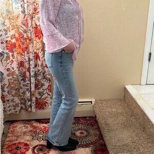 Style & Co. Pink Floral Blouse